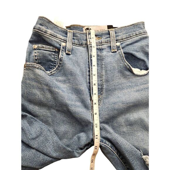 Levis SilverTab Mom Jean women's 26x26* measured distressed High-Rise Taper - Picture 5 of 11